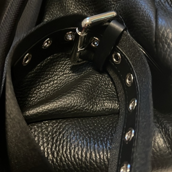 Giuseppe Zanotti design Brand New Black Leather backpack. NWT $1400 - Picture 6 of 13